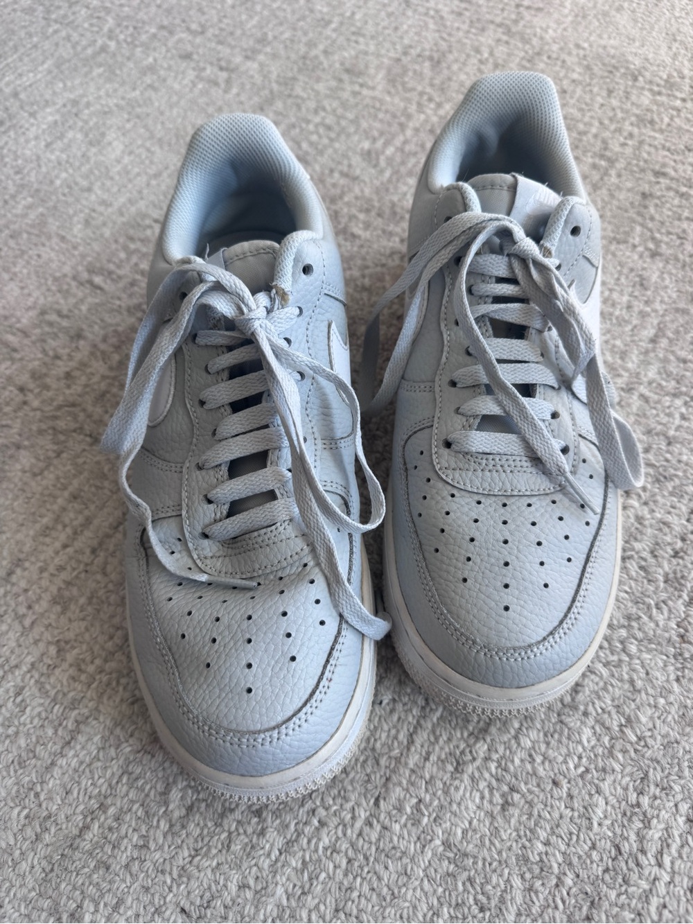 Nike Air Force 1 ’07 Pebbled Pure Platinum Men’s 8.5